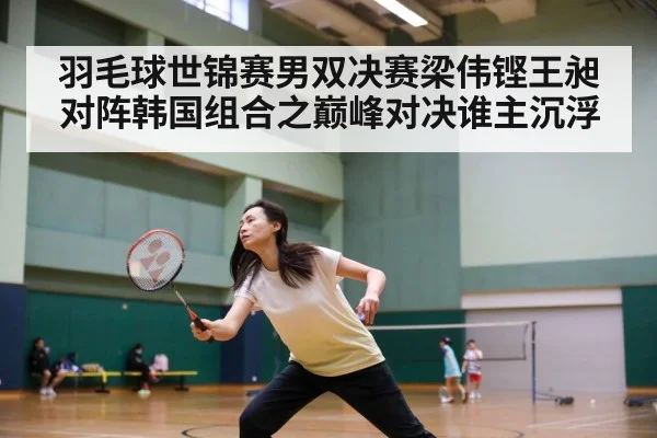 羽毛球世锦赛男双决赛梁伟铿王昶对阵韩国组合之巅峰对决谁主沉浮